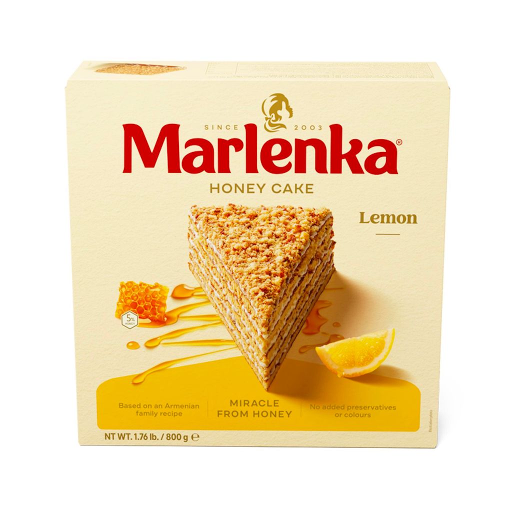 MARLENKA® Honigtorte mit Zitrone – Honigkuchen, Torte, Produktbild 