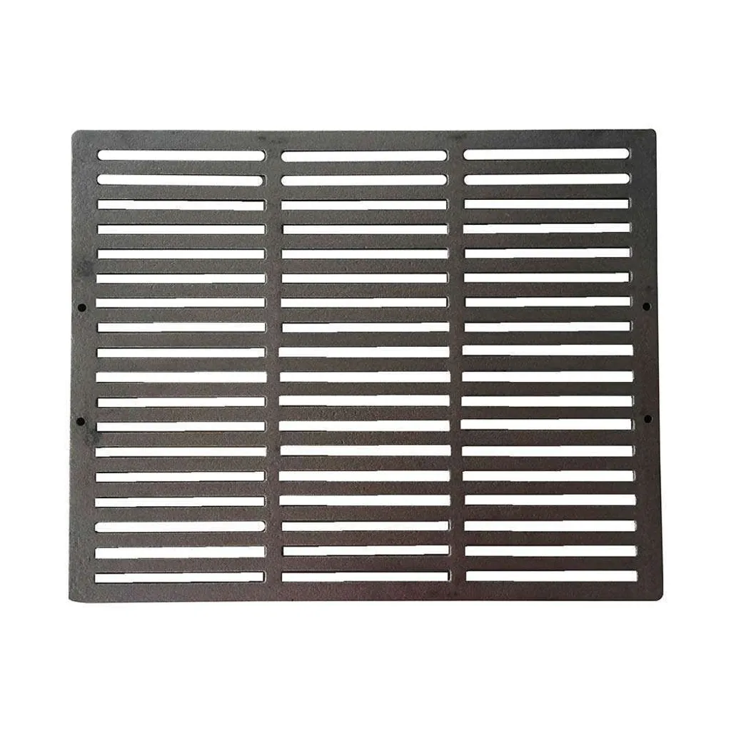 Grille cheminée fonte épaisse 2,3 cm - Dimensions 50x40 cm modèle DS