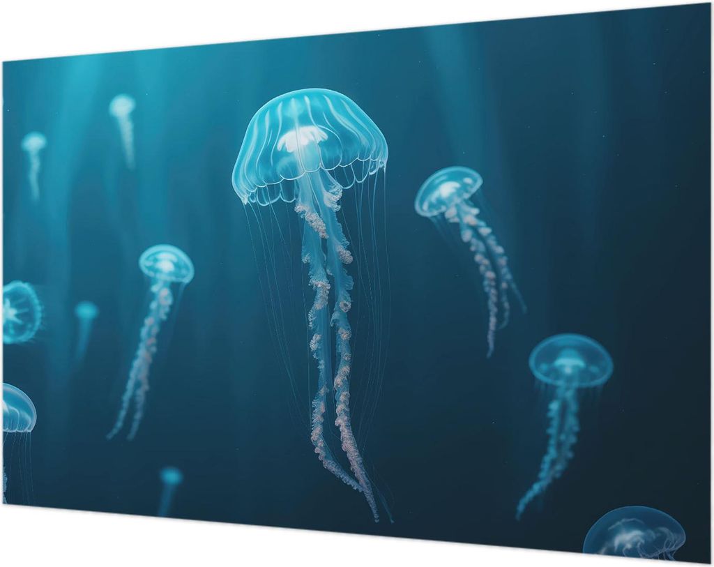 Wandtapete - Dekorative Tapete für Wohnzimmer- Tapetenfolie für Wanddekoration - 104x70 cm - Maritime Eleganz