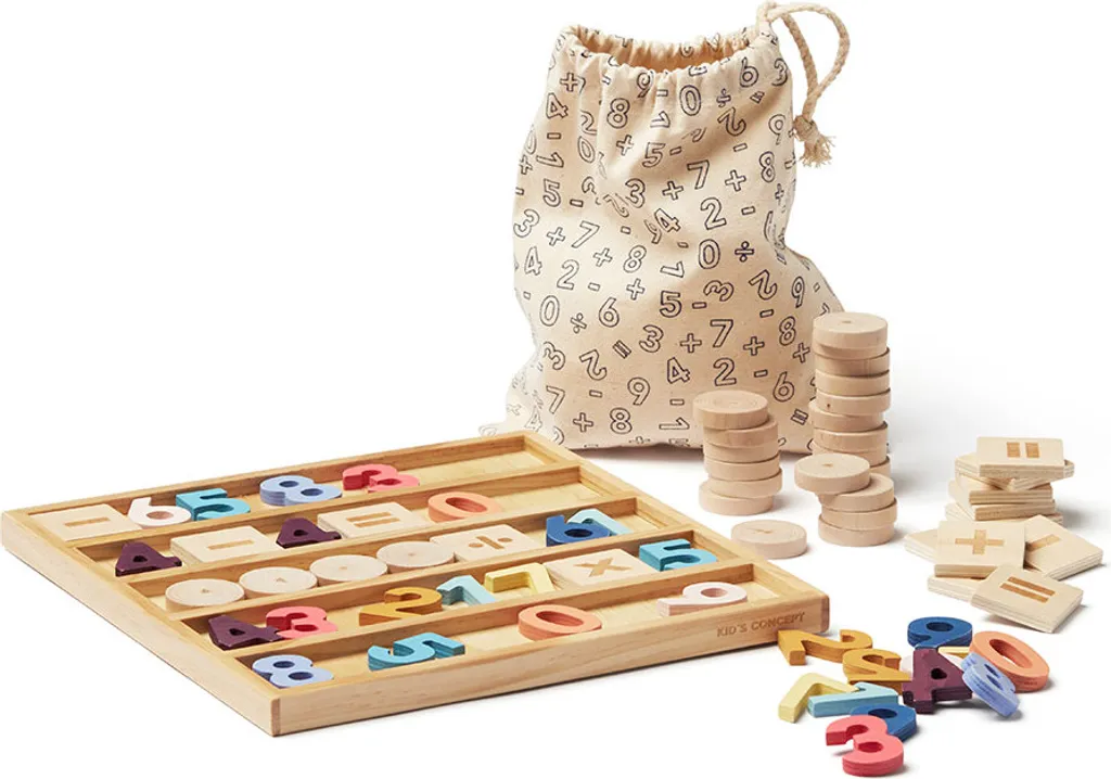 Boulier en bois Kids Concept tableau de calcul éducatif enfant