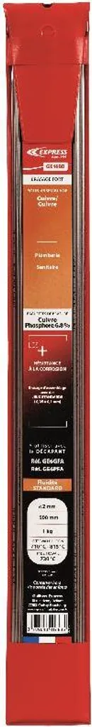 Évitez les fuites de soudure avec la brasure EXPRESS Phosphore 1 kg