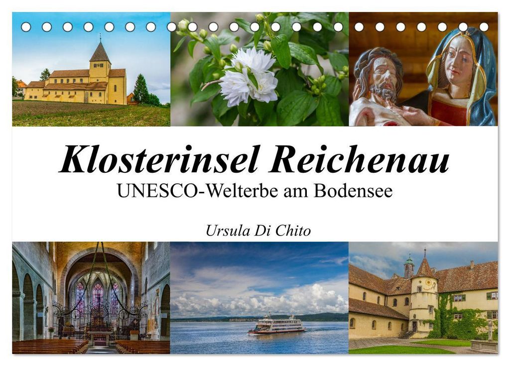 Klosterinsel Reichenau - UNESCO-Welterbe am Bodensee (Tischkalender 2027 DIN A5 quer), CALVENDO Monatskalender