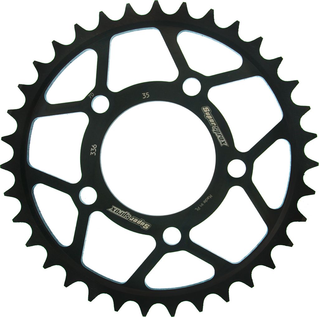 Stahl-Kettenrad Supersprox 630 - 35Z (schwarz) RFE-336:35-BLK|ID 80,0 LK 110,0 5-Loch