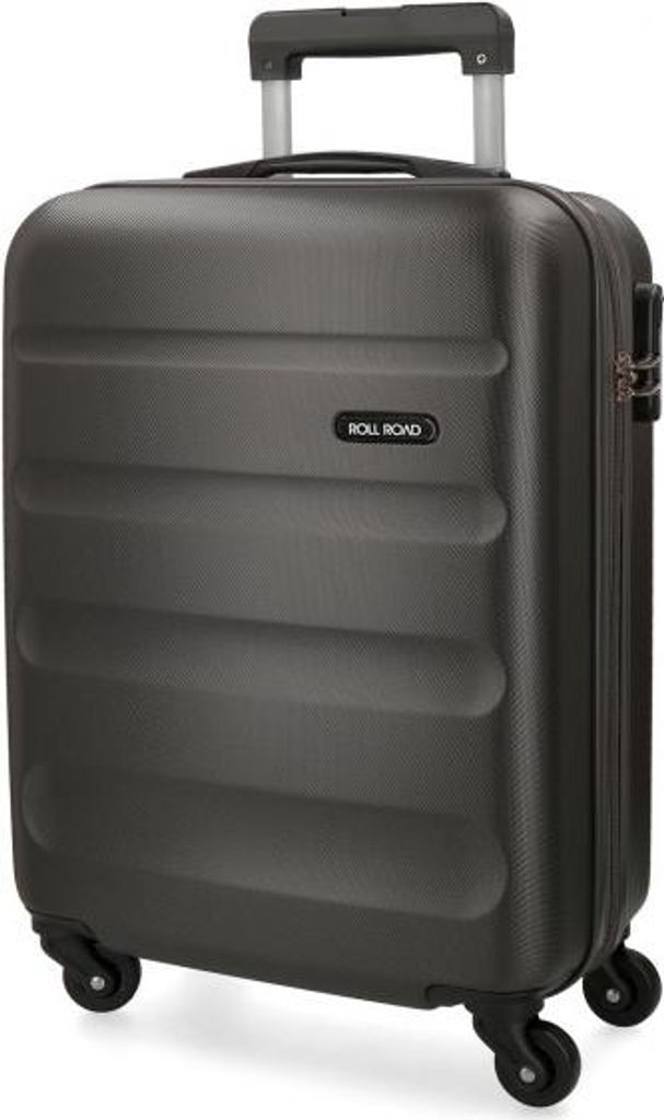 ROLL ROAD Flex Antracita, ABS Reisekoffer, 55x38x20cm, 35L, 5849161 (klein)