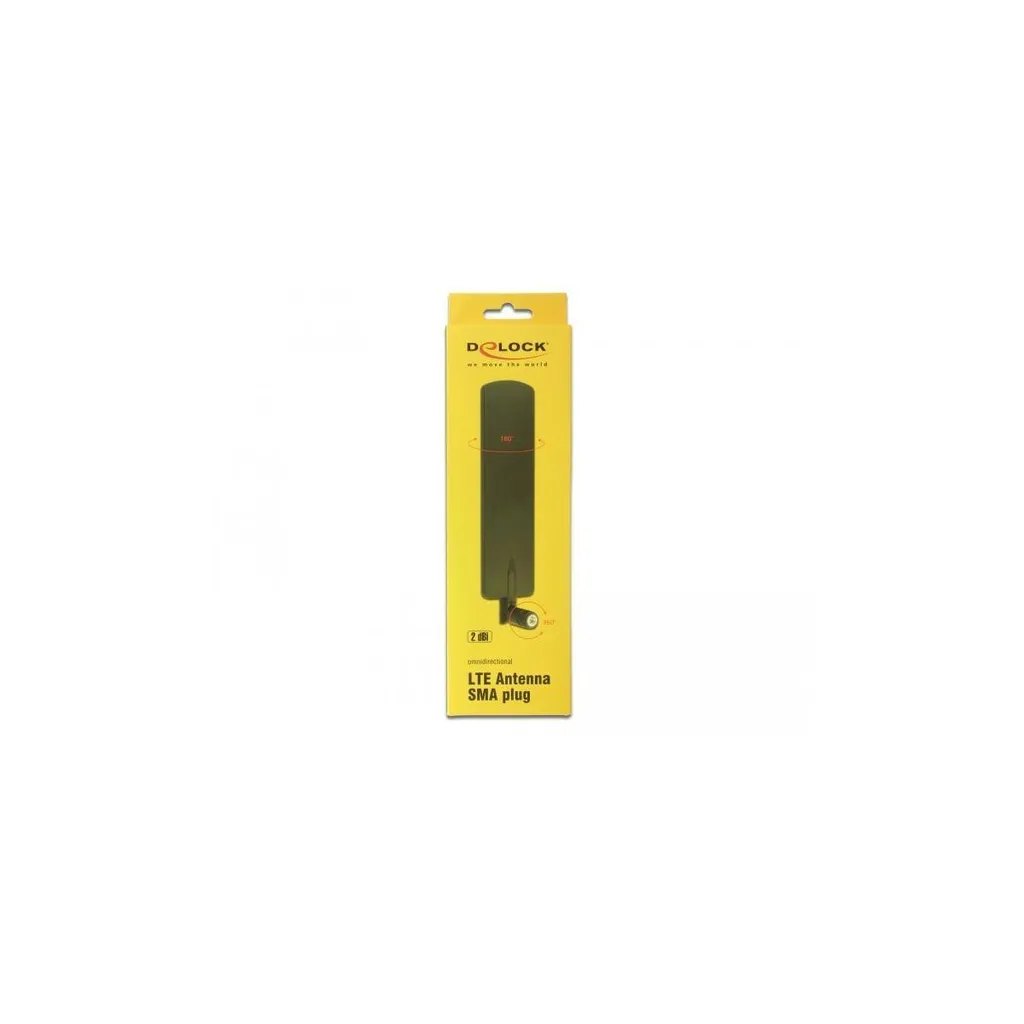 Delock 89604 Antenne LTE SMA Mâle 2 dBi - Fréquences 698-2690 MHz