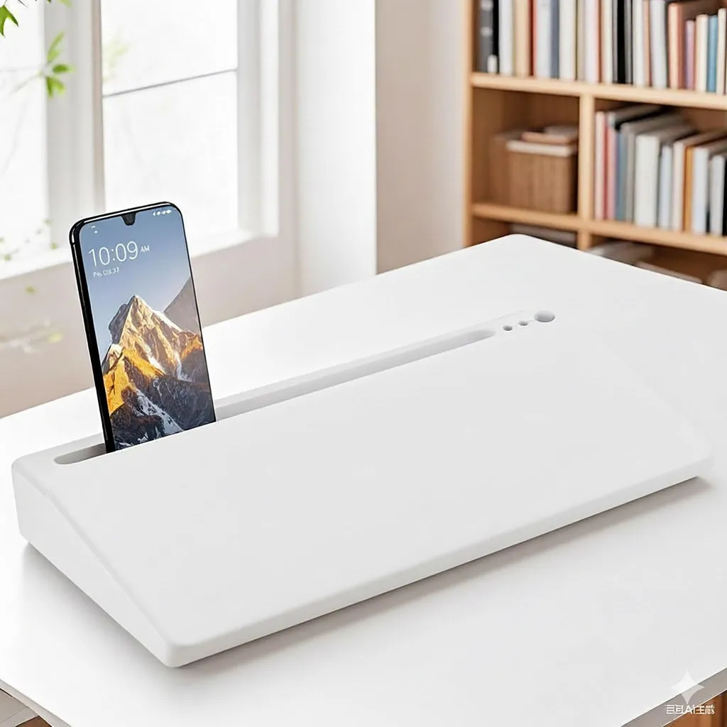 Organiseur de bureau pour télétravail avec 8 compartiments et mémo - 2