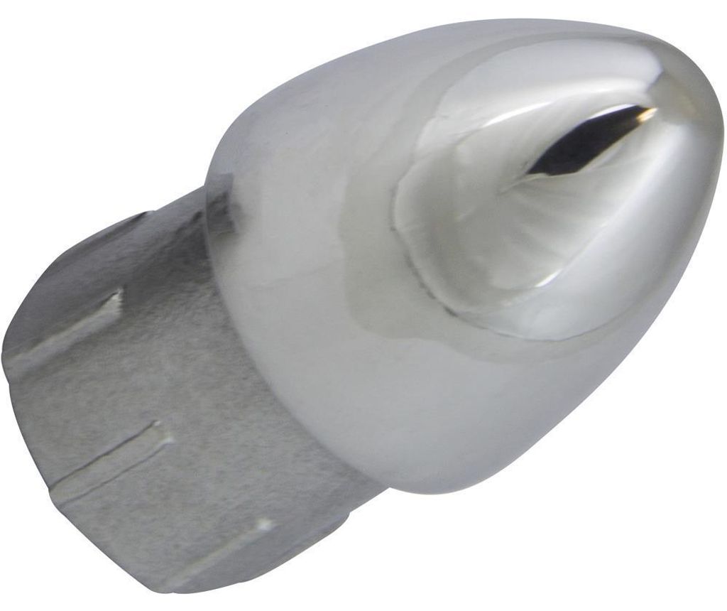 AG-BOX Rohrendstück 22mm Edelstahl A4, 2 Stück