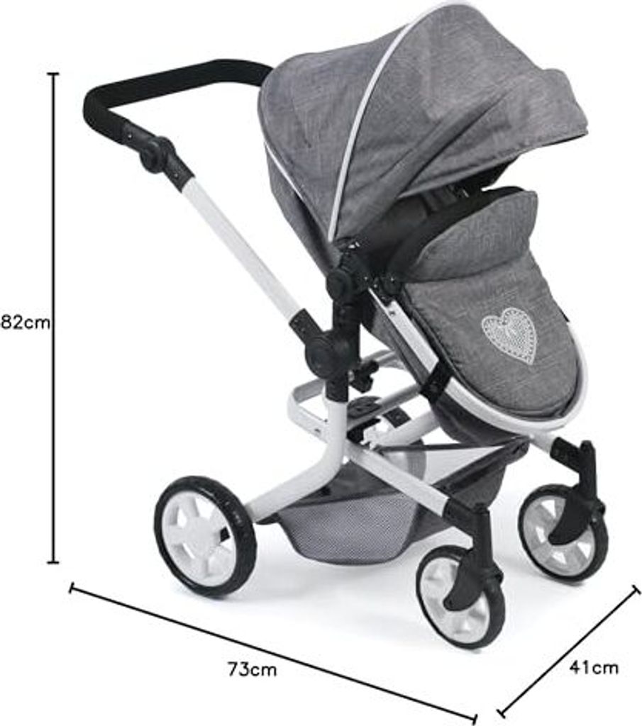 Bayer Chic 2000 - Puppenwagen Mika, 2in1 Kombipuppenwagen Produktbild 11