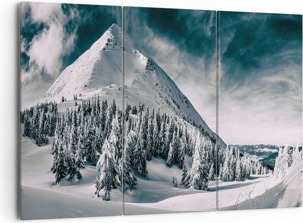 Bild auf Leinwand - Leinwandbild - 3 Teile - Dunkel Himmel Produktbild 