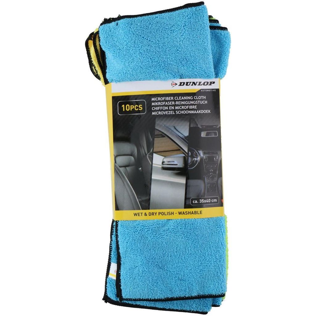 Ściereczki Do Czyszczenia Z Microfibre 10Szt Dunlop Zdjęcie produktu 