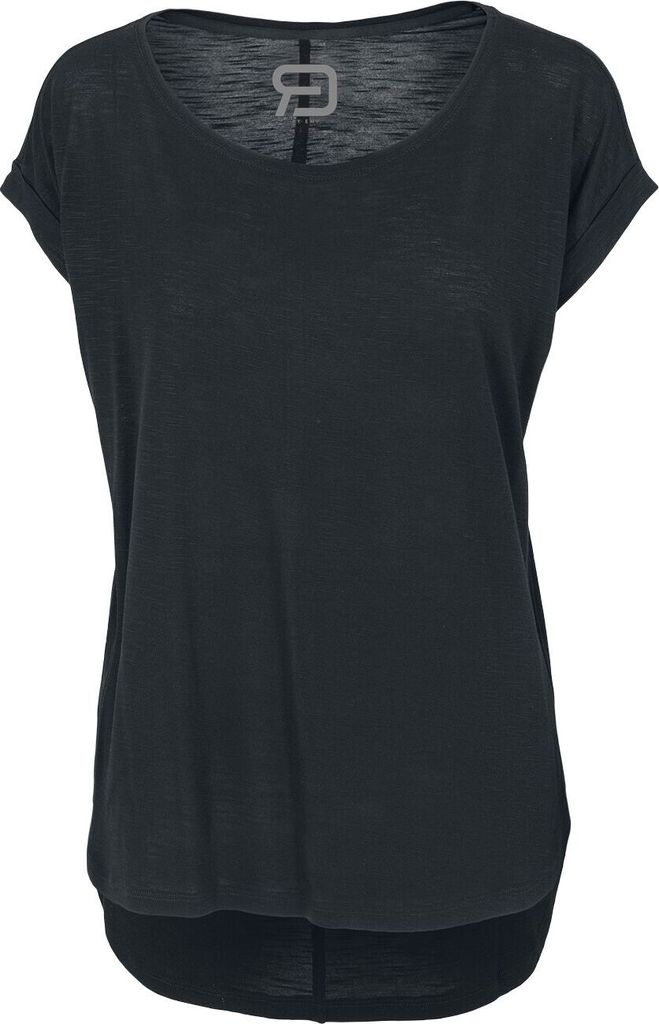RED by EMP Damen schwarzes lockeres T-Shirt 5XL