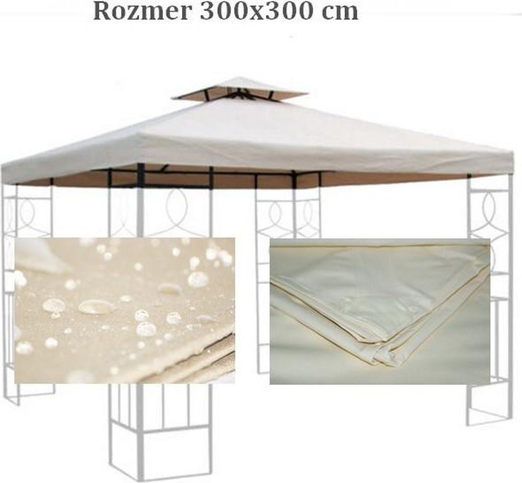 Ersatzdach mit PVC Beschichtung, beige