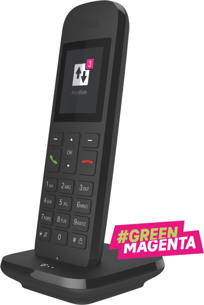 Telekom Speedphone 12 pevný telefón čierny bezdrôtový Obrázok produktu 3