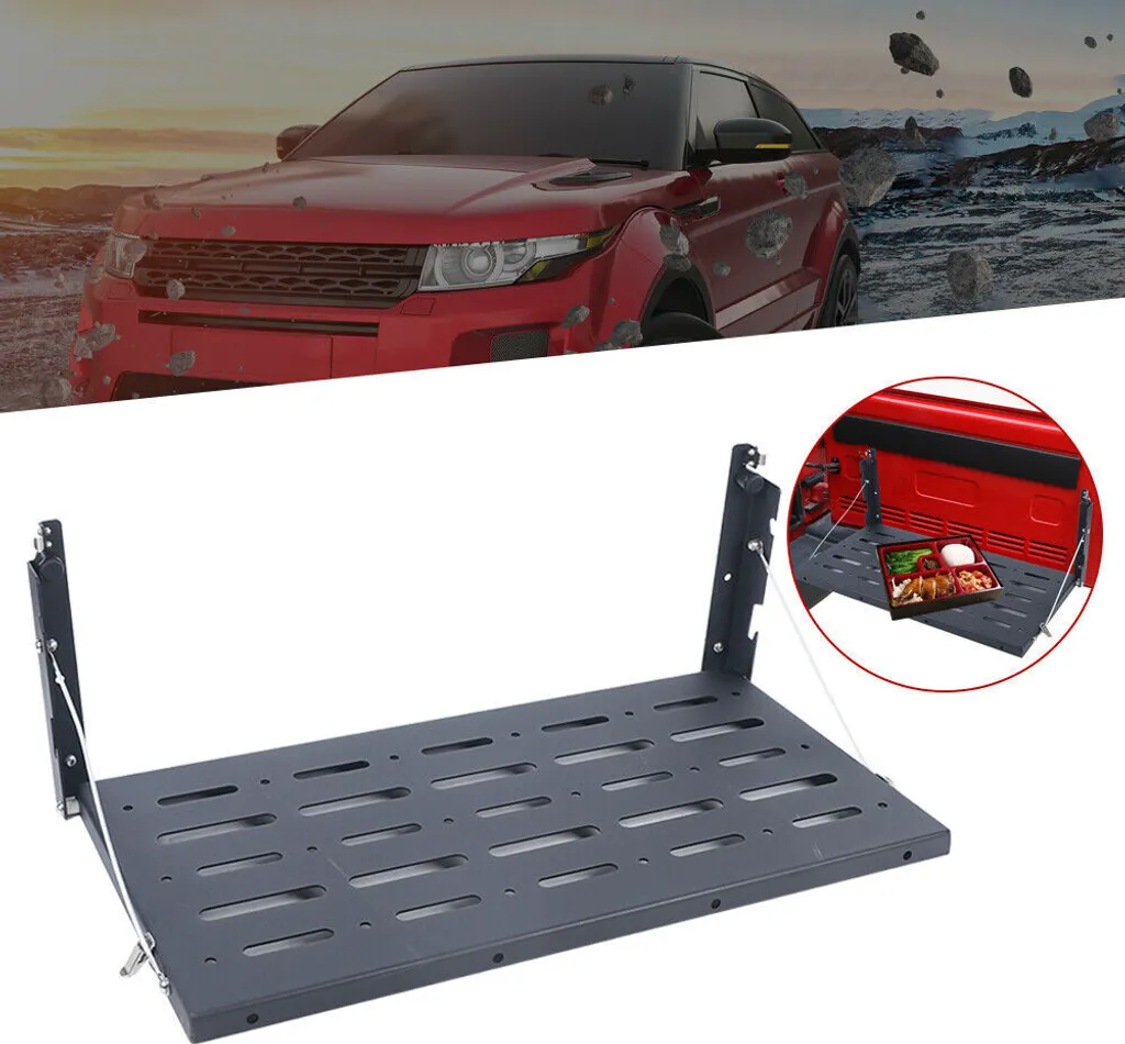 Table de hayon pliable 60x31cm Jeep Wrangler JK - Robuste et Compacte