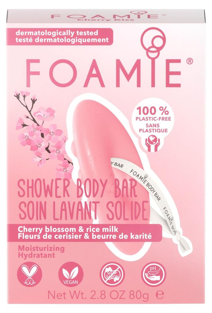Foamie Shower Body Bar Cherry Blossom & Rice Milk 80 g Image du produit 