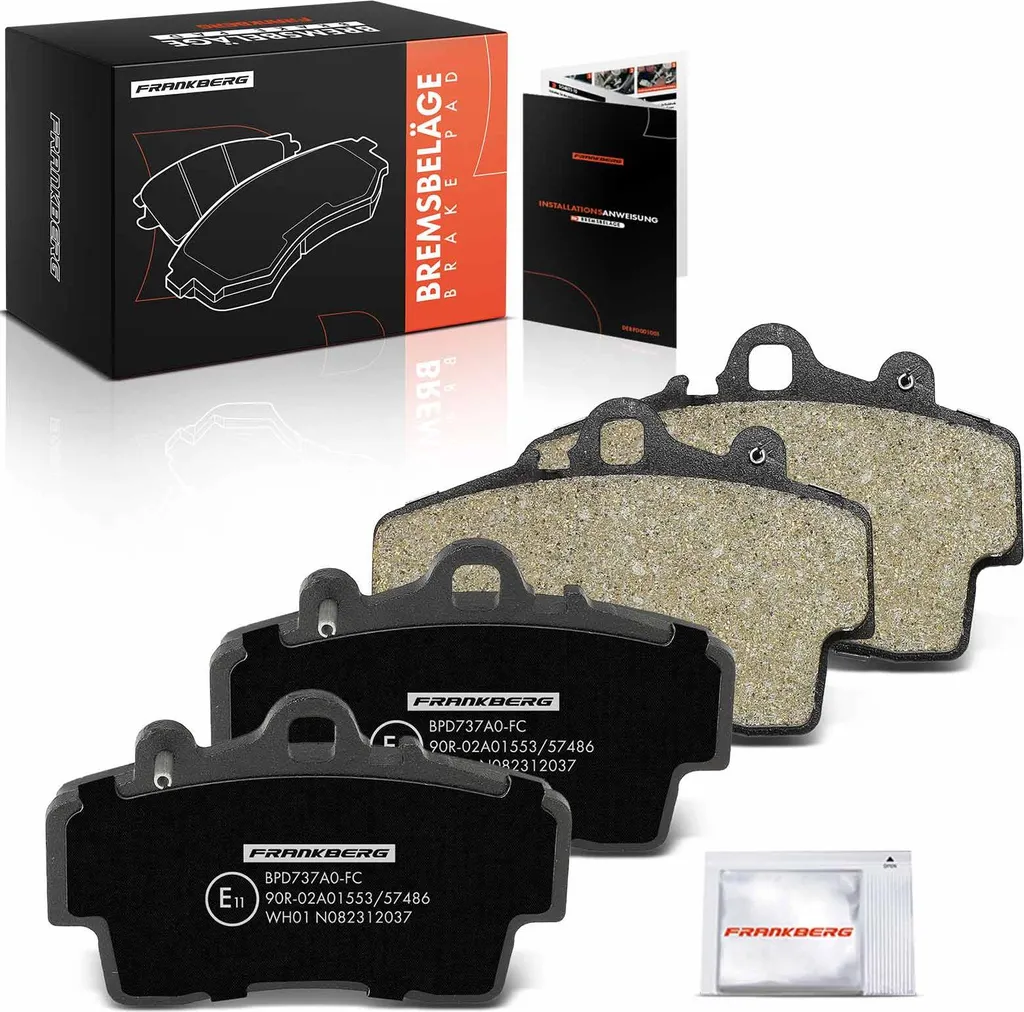 Frankberg 4x Plaquettes de Frein Avant pour Porsche Boxster 986 et 987