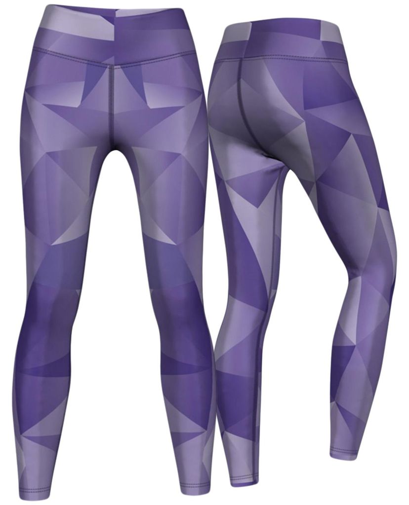 Velvy Leggings sehr dehnbar für Sport,Yoga, Gymnastik, Training & Fashion Lila, Größe:L