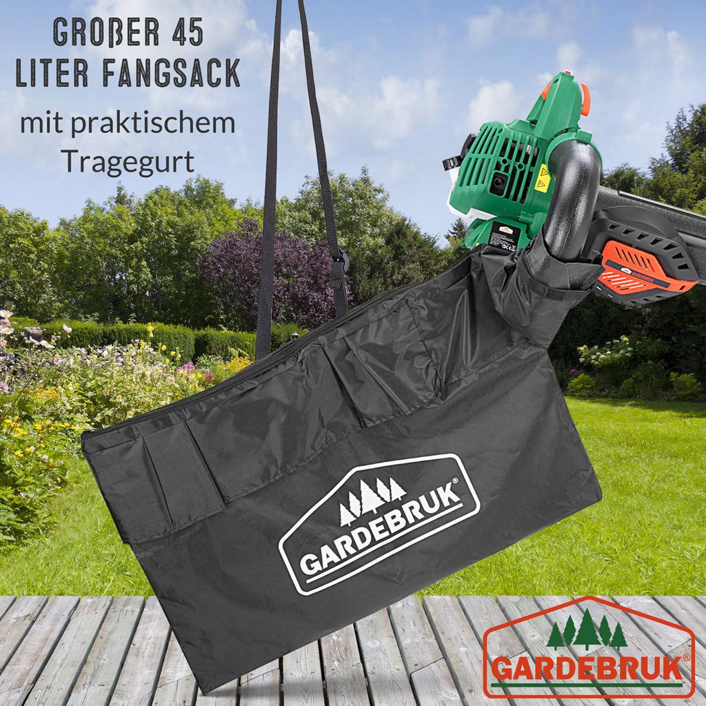 GARDEBRUK® Laubsauger 4 in 1 Benzin Blasgeschwindigkeit Produktbild 7