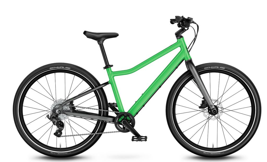 WOOM Explore 5 Gen.H Kinder Fahrrad 7-11 Jahre 125-145 cm grün 24"