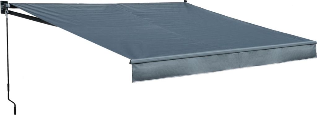 Store banne SAULE 2,5 × 2m - Toile anthracite et structure Image du produit 