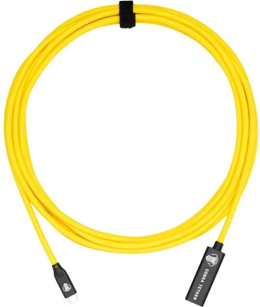 Cobra Tether Câble d'extension USB-C 5m Jaune Haute Performance Pro - 2