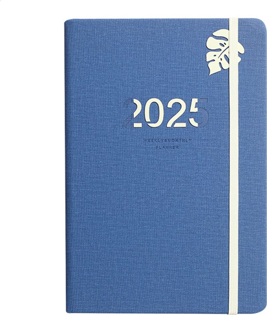 Monatsplaner-Notizbuch, Spiralbindung, dickes Papier, kein Ausbluten der Tinte, Tagesjournal, Kalender, A5-Notizbuch, Bürobedarf