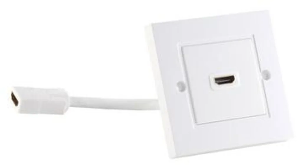 Solution passage câble HDMI mural shiverpeaks BASIC-S blanc pur efficace - 5