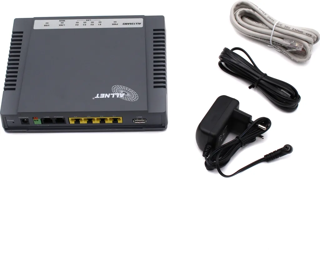 Modem VDSL2 Master ALLNET ALL126AM3 idéal pour Liaison Point à Point Stable - 4