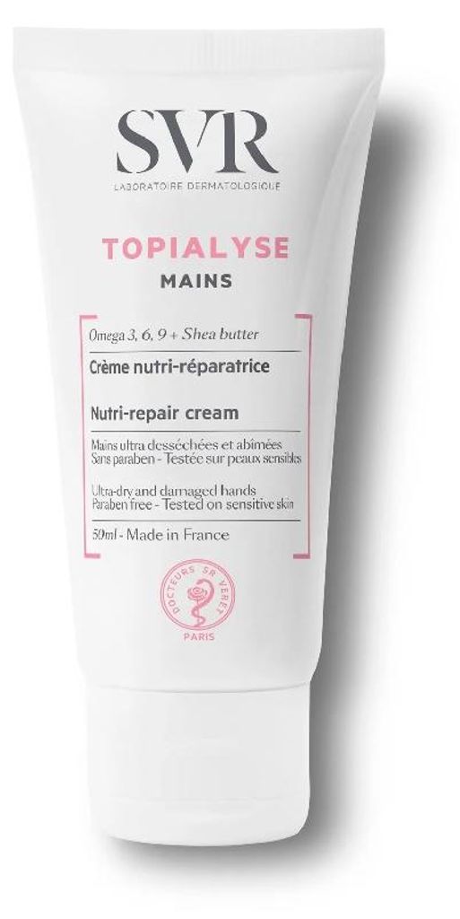 SVR Topialyse Mains Nutri-Repair Feuchtigkeitsspendende und regenerierende Handcreme 50 ml