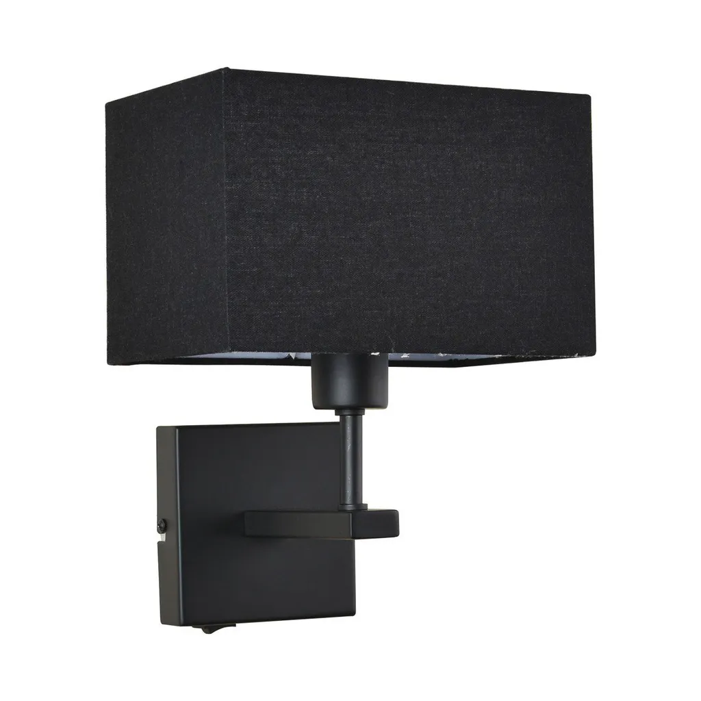 Applique Murale Italux Norte Noir Mat pour un Éclairage Chic et Moderne