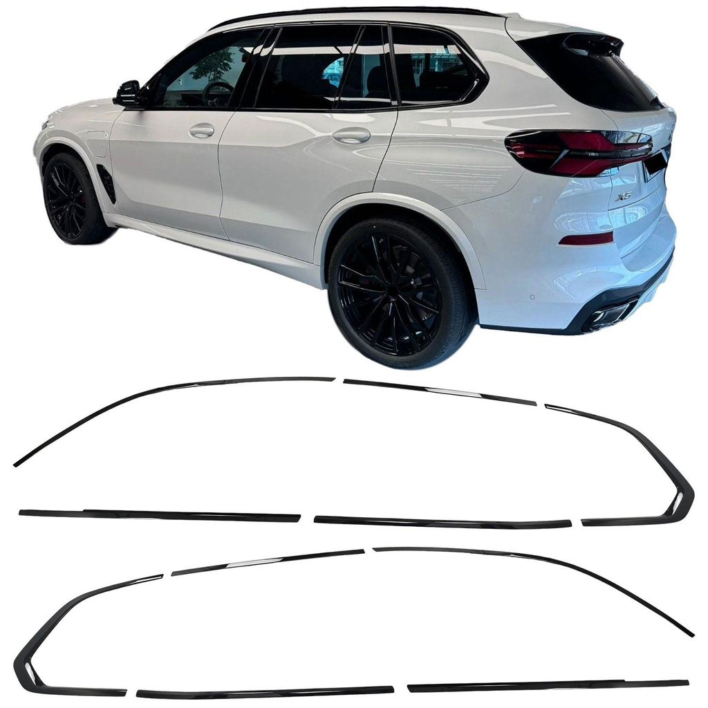 Für BMW X5 G05 ab 2018- Shadow Line Zierleisten Fensterleisten Schwarz Glanz in der Farbe Schwarz von Carparts-Online GmbH