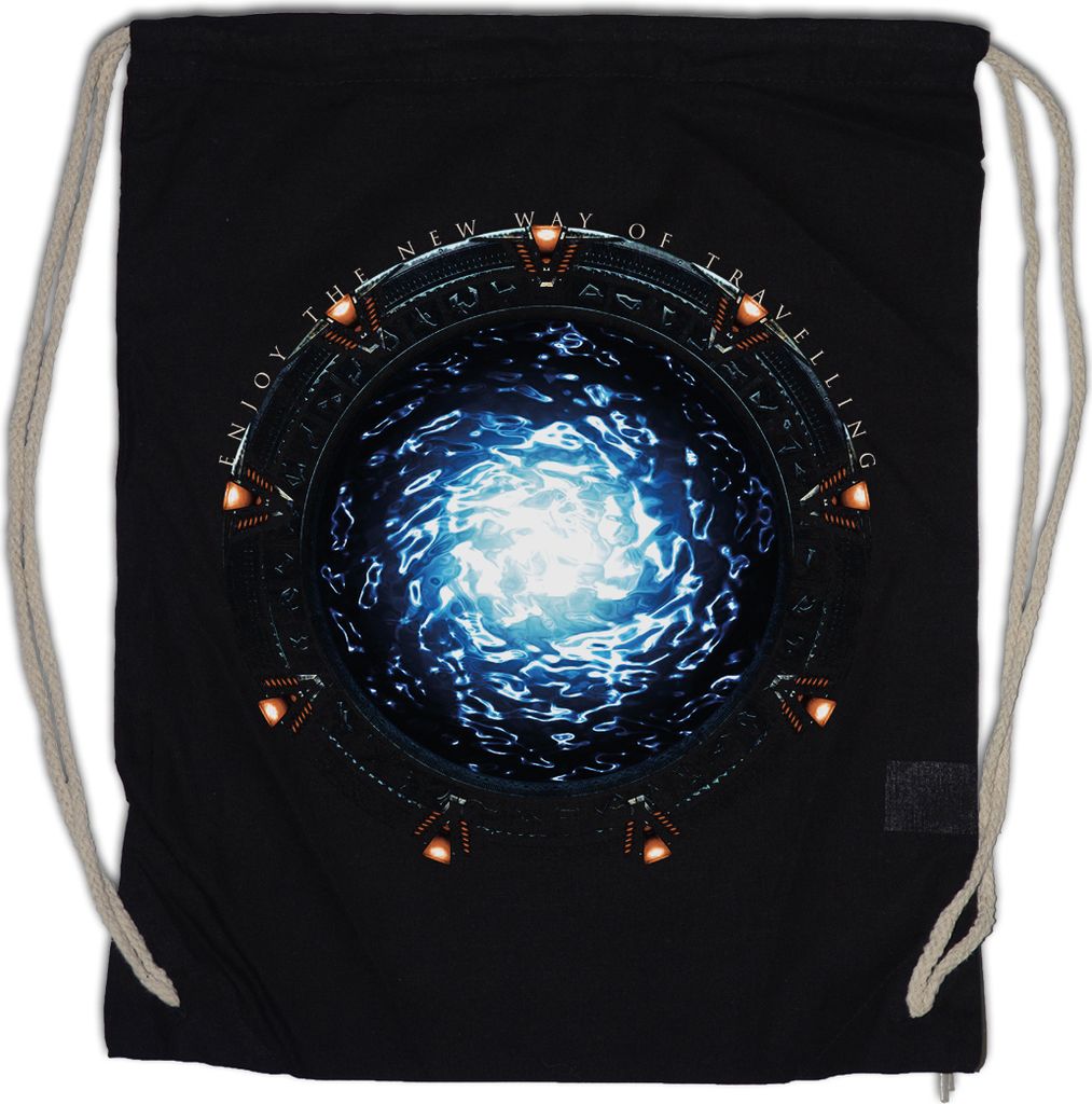 Urban Backwoods Star Portal, Turnbeutel, Farbe: Schwarz