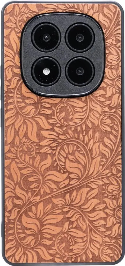 Cover Bewood Xiaomi Redmi Note 14 Pro 5G Legno Naturale APFELBLÄTTER