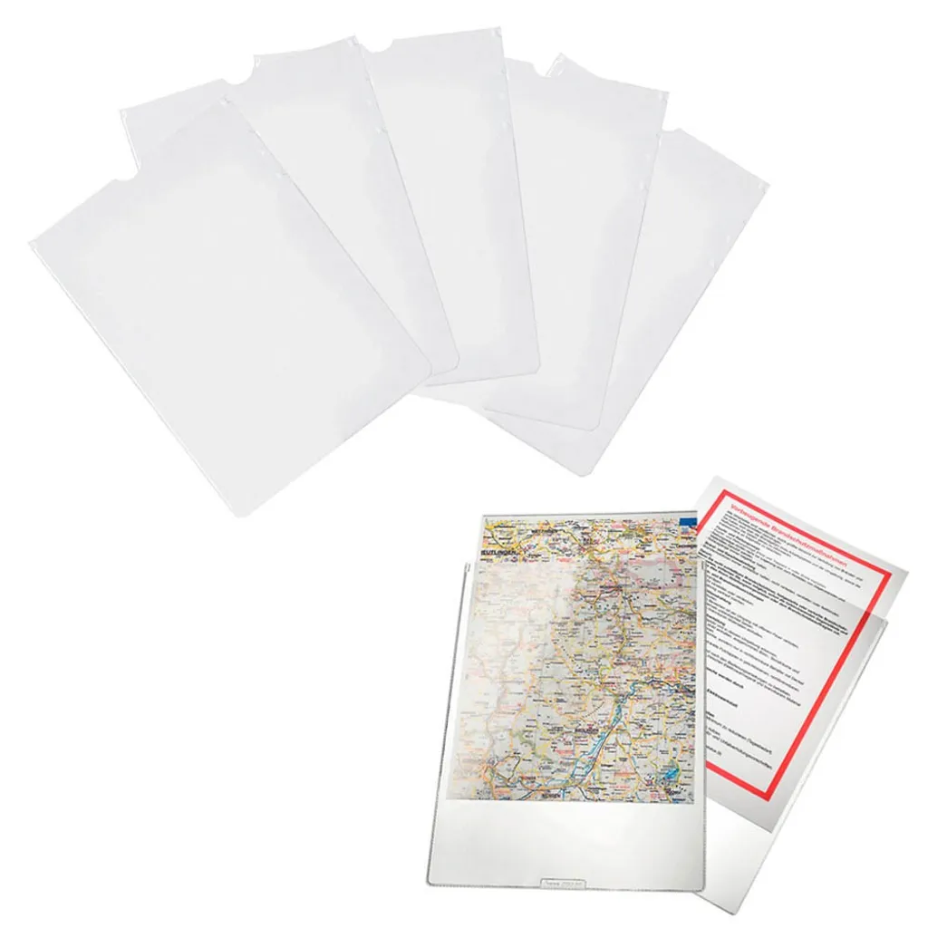 Protège-document A4 rigide 0,15mm contre les feuilles froissées et pliées