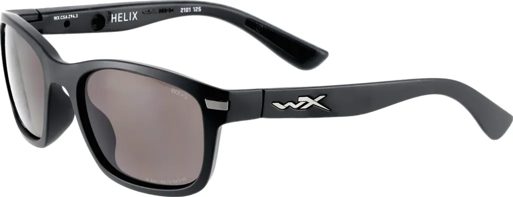 Lunettes Wiley X Helix AC6HLX01 avec verres polarisés gris fumée et noir