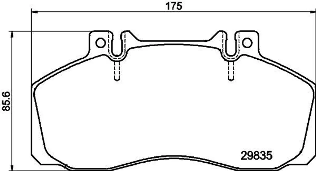 Plaquettes de frein HELLA 8DB 355 005-311 pour Sprinter et Grand Scenic