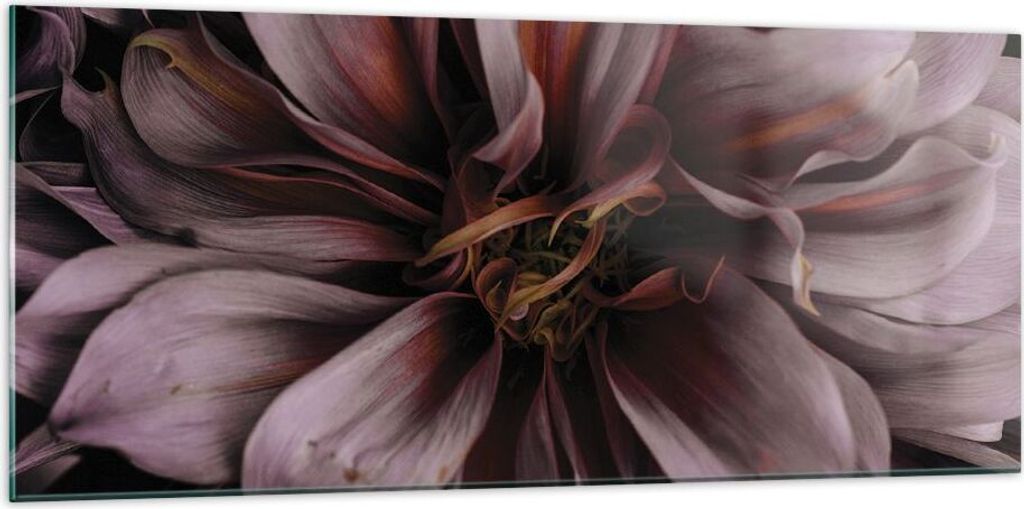 Bilder auf glas - Einteilig - Blumenstrauß Künstlerisch Blume - 120x50cm - Glasbilder - Wandbilder - Bilder - Wanddekoration aus Glas - Glas Bild...