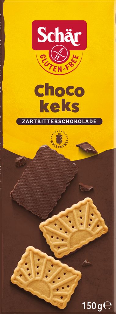 Dr. Schär Biscotti, Plätzchen, Schokolade, 489 kcal, 2049 Produktbild 