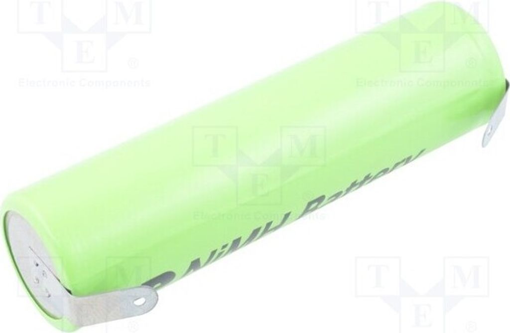 1x Batt: Ni-MH 4/3A,4/3R23 Ø18,3x67mm 450LAH Aus 4500mAh 1,2V Lötplättchen