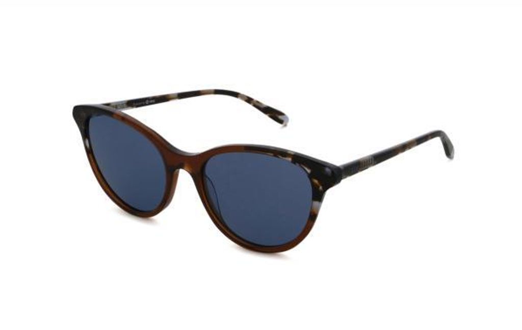 Damen Sonnenbrille Butterfly HS515, Braun/Blau, Glas 55mm, Steg 19mm, Bügel 140mm