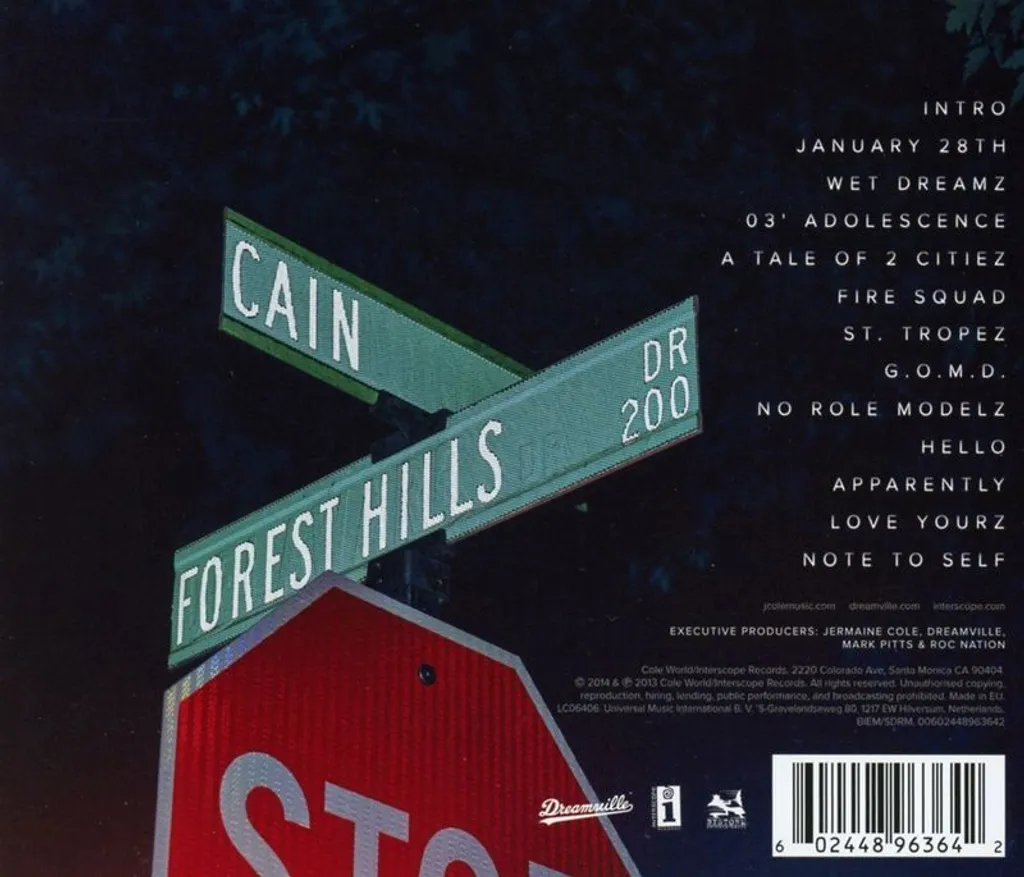 Fini le streaming : possédez 2014 Forest Hills Drive CD son Hi-Fi J. Cole