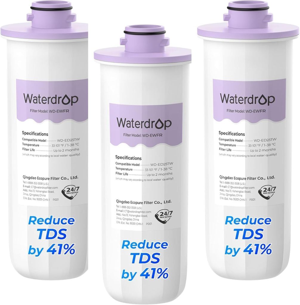 Filtro di ricambio Waterdrop WD-EWFR per l'erogatore Immagine del prodotto 