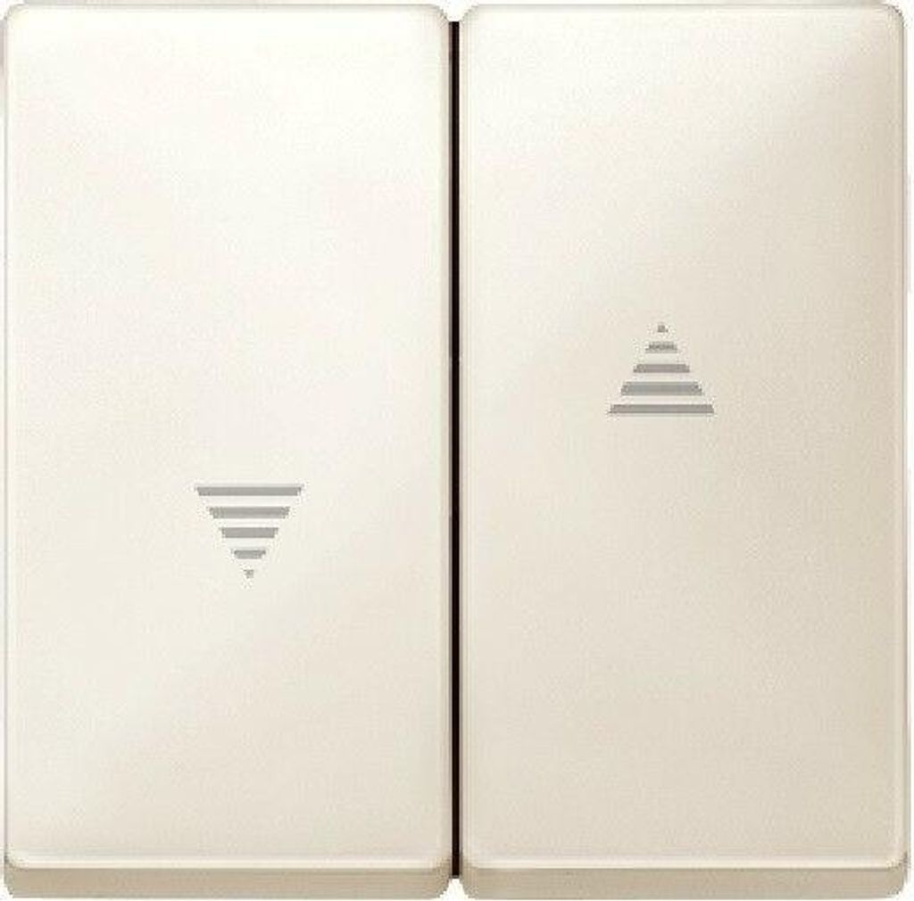 Merten artec weiß cremeweiß Wippe Jalousie 411594 Produktbild 
