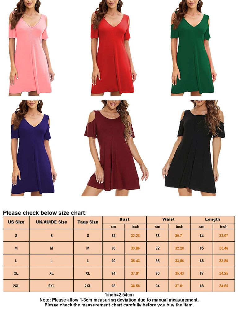 3XL Damen Freizeitkleid Aus Baumwolle - Bequemes Sommerkleid Mit Taschen