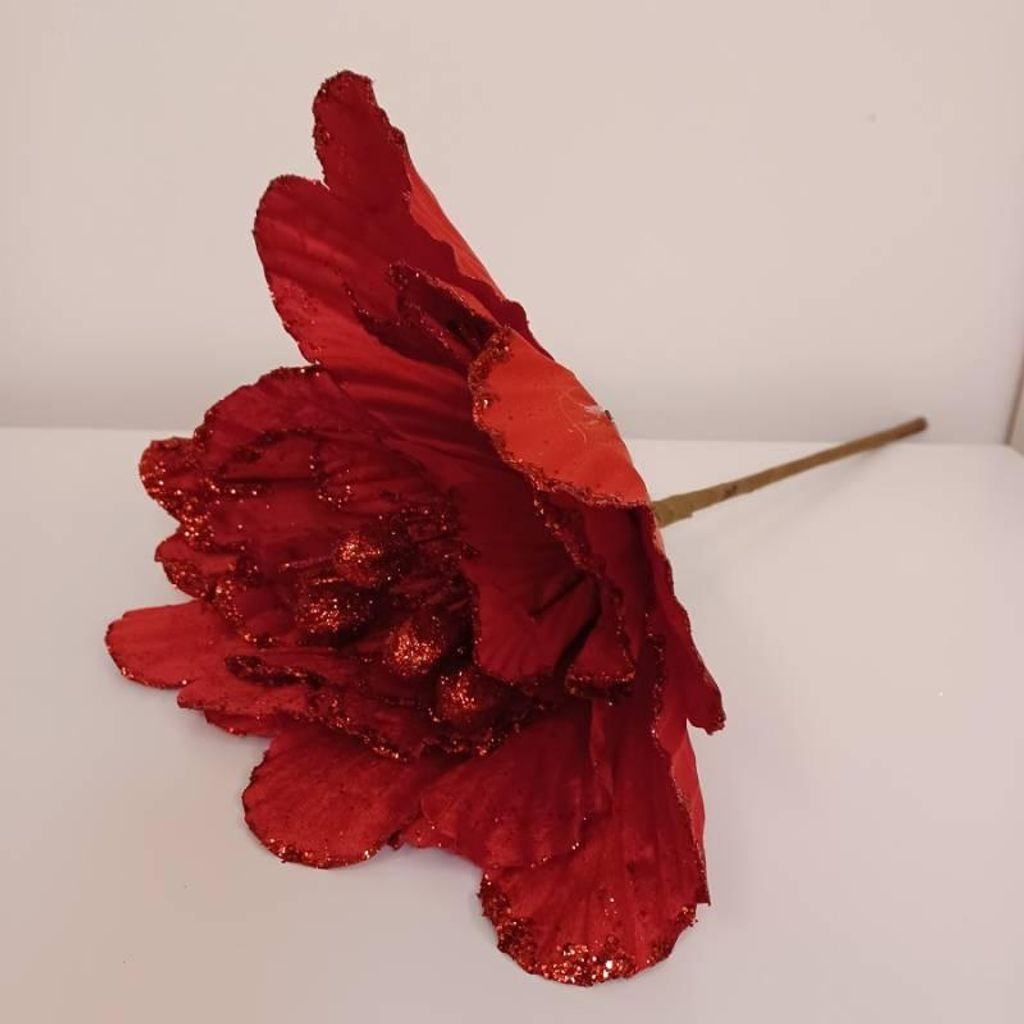 Dekolierte Blume, Durchm. 47 cm, rot