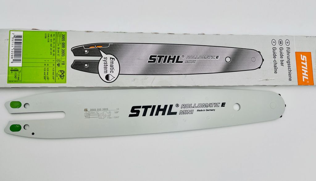 Stihl 12" Rollomatic E Mini Chainsaw Bar (64 Drive Links) 3005 008 3405