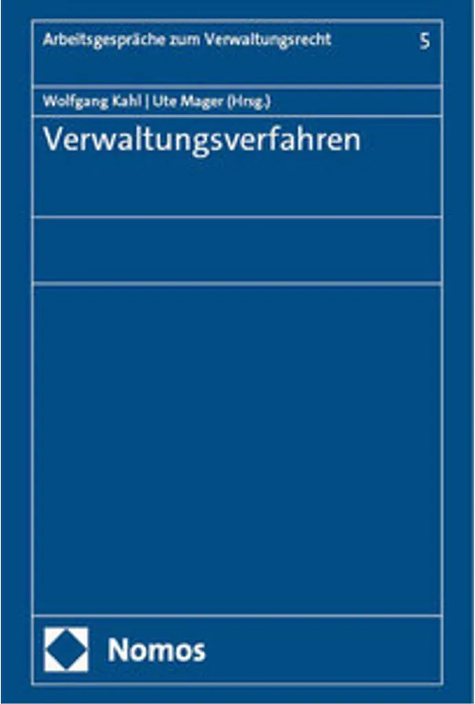 Livre Verwaltungsverfahren Guide Complet Droits Publics de 450 Pages