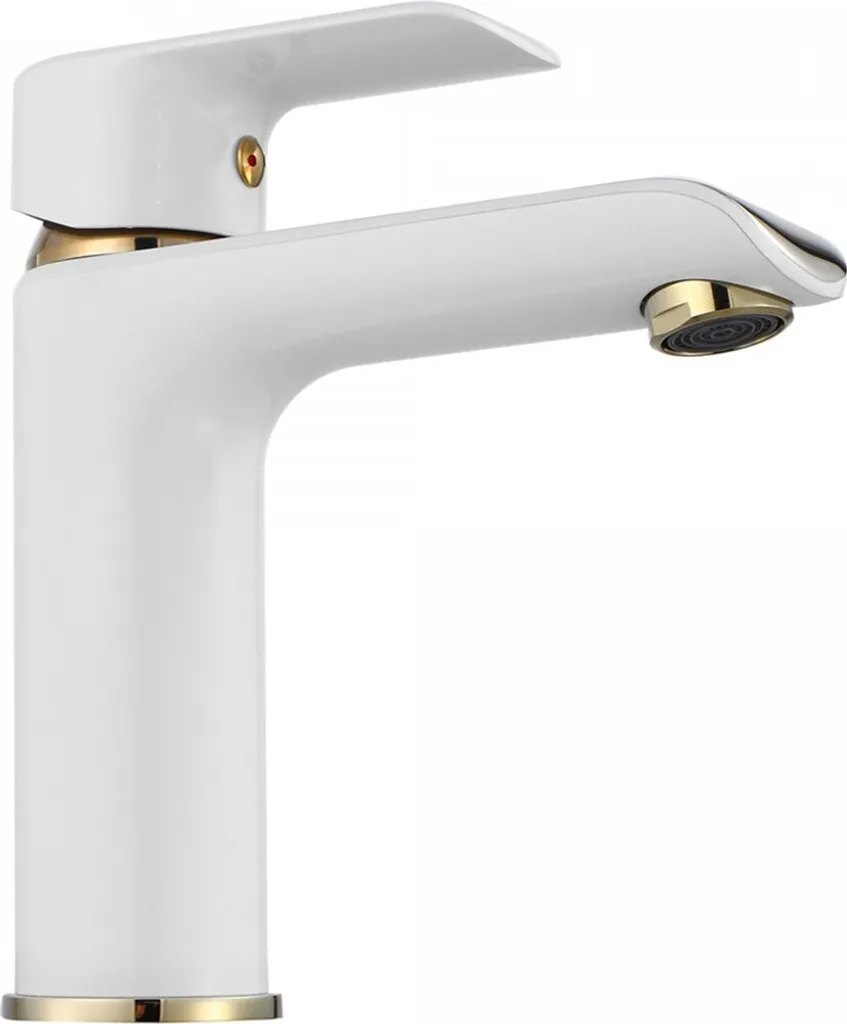 Rubinetto da Lavabo Rea Bloom White Gold Low - 6
