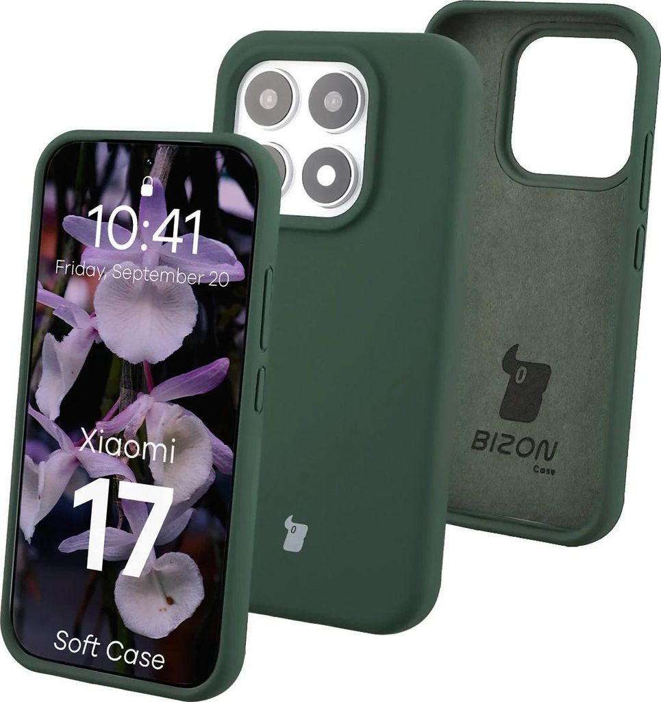 Silikon Handyhülle für Xiaomi 17, Bizon Soft Case, Produktbild 