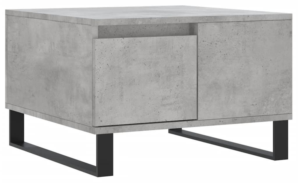 vidaXL Couchtisch Betongrau 55x55x36,5 cm Holzwerkstoff